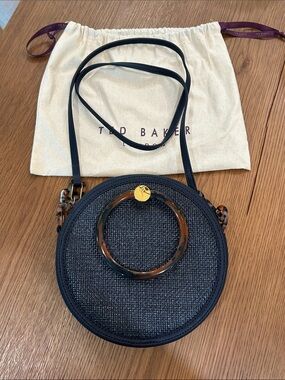 Ted Baker Round Crossbody Bag with Tortoiseshell Ring
